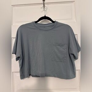 Lululemon Cropped oversized tee with pocket